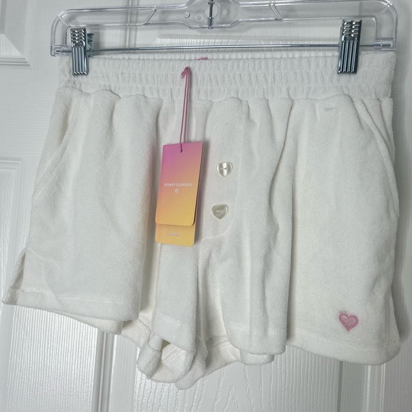 NWT Stoney Clover Lane X Target White Terry Shorts Sz XS - Picture 4 of 6